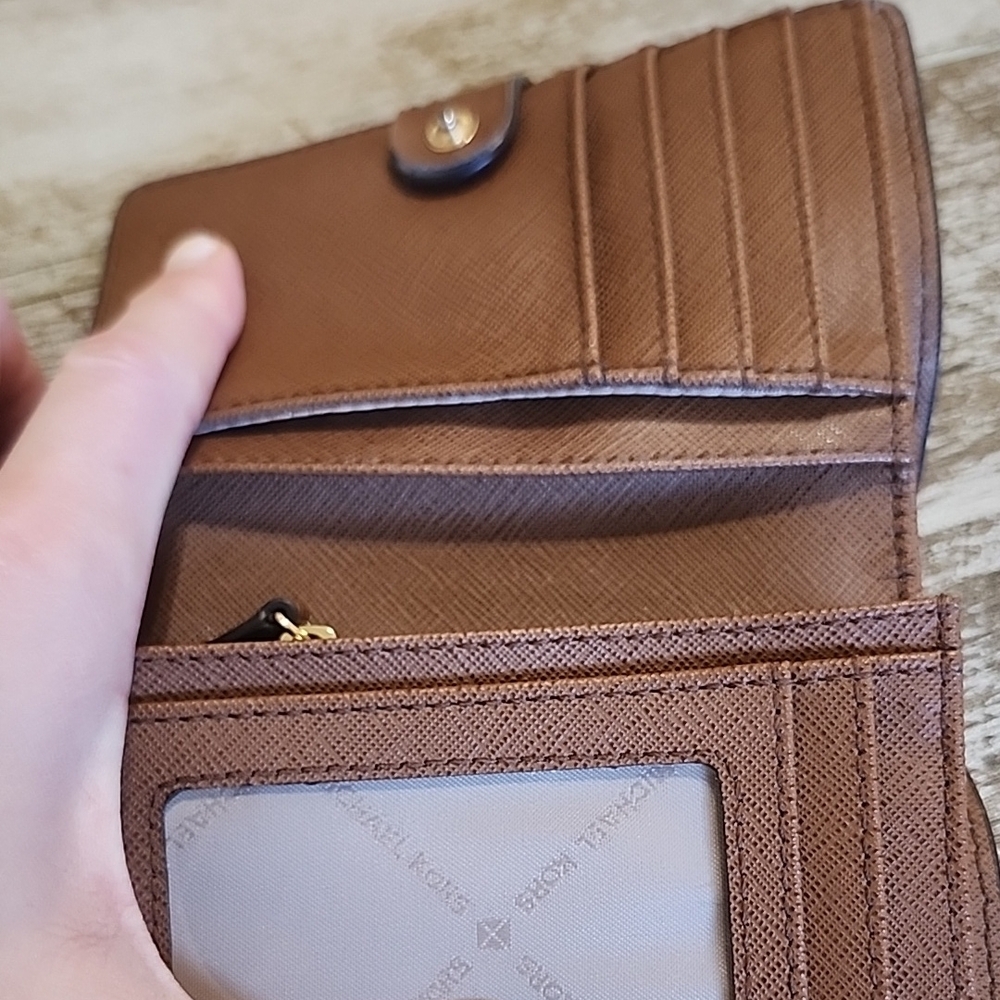 Michael Kors Brown Leather Wallet - Picture 10 of 10